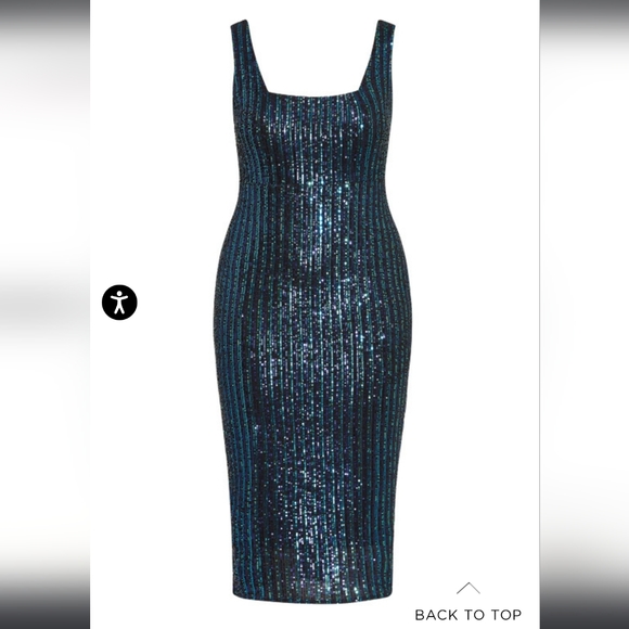 City Chic Sexy Sequin Dress - Picture 4 of 8